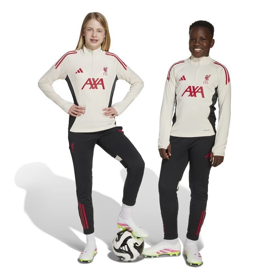 Liverpool Training Trousers Tiro 25 - Black/Strawberry Red Kids-SoccerKits Hub | Buy Soccer Jerseys Online